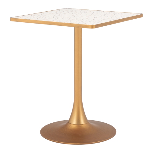 RUG BRANCH  Spot Bistro Table Beige & In Gold