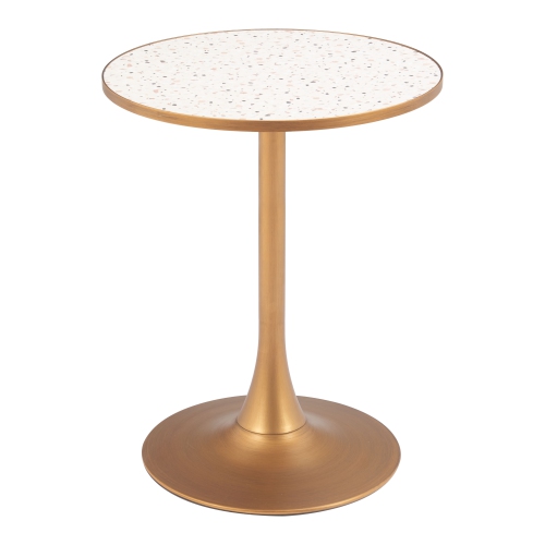 Bite Bistro Table Beige & Gold
