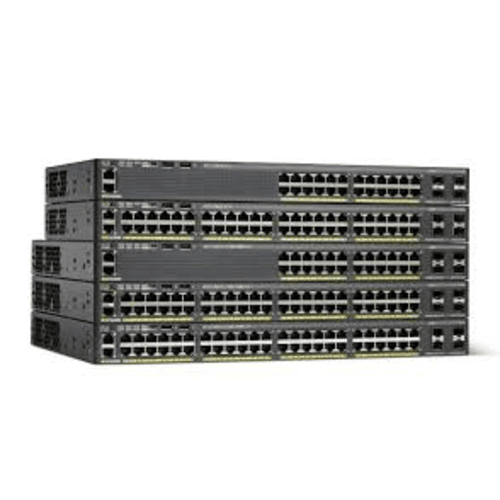 REFURBISHED GOOD Cisco WS-C2960-24PC-S Switch with power cord & rack mount.