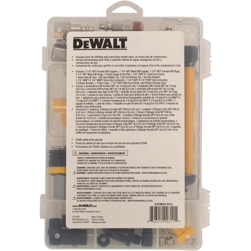 Dewalt 25-Piece Industrial Coupler and Plug Accessory Kit - DXCM024-0412
