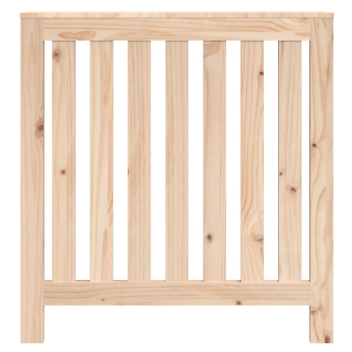 vidaXL Radiator Cover 79.5x19x84 cm Solid Wood Pine