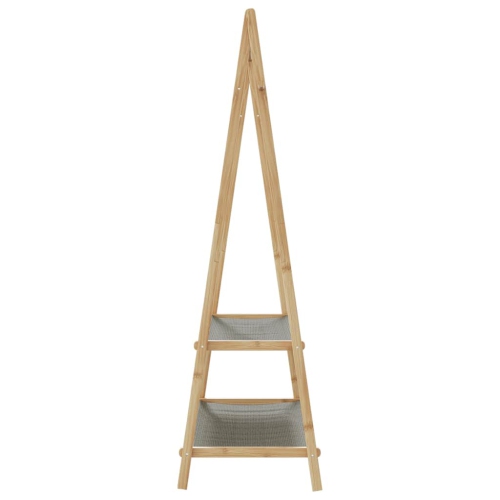 vidaXL Clothes Rack with Shelves 96x45.5x150.5 cm Bamboo