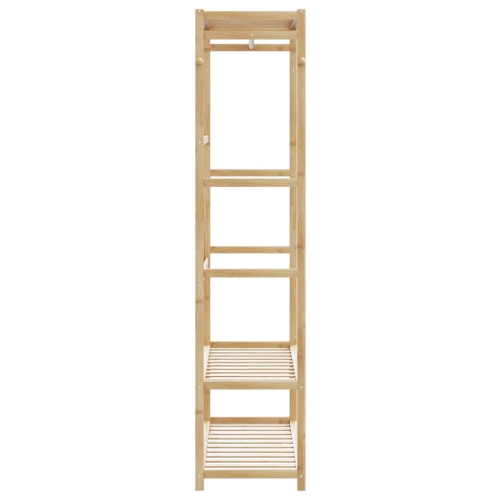 vidaXL Clothes Rack with Shelves 110x40x175 cm Bamboo