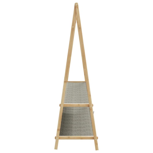 vidaXL Clothes Rack with Shelves 132x45.5x150.5 cm Bamboo