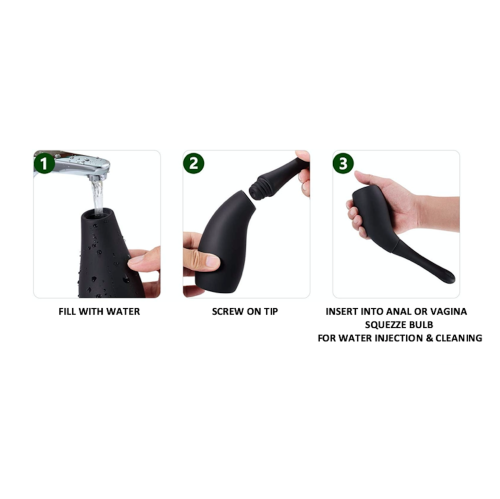 DOUCHE STIMULA - NETTOYAGE DE DOUCHE VAGINALE ET ANALE DE QUALITÉ PROFESSIONNELLE - DELIVERED EN EMBALLAGE CADEAU DISCRET