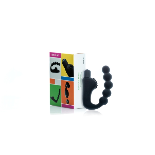 STIMULA KLIMAX – VIBRATEUR UNISEXE À PINCE DOUBLE ACTION CLITORIS & G-SPOT – APPAREIL DE MASSAGE POUR PROSTATE ET TESTICULE – DELIVERED DANS UN