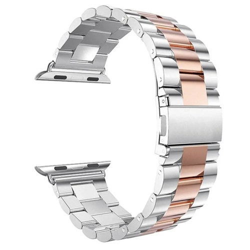 Le bracelet en métal de 22&nbsp;mm pour Galaxy Watch3, Gear 2, S3 de Samsung convient aussi aux modèles Vivoactive 4, Venu 2, 3 et Forerunner - Rose