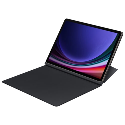 Samsung Smart Book Cover Case for Galaxy Tab S9/S9 FE - Black by SAMSUNG - Open Box condition - Image 7