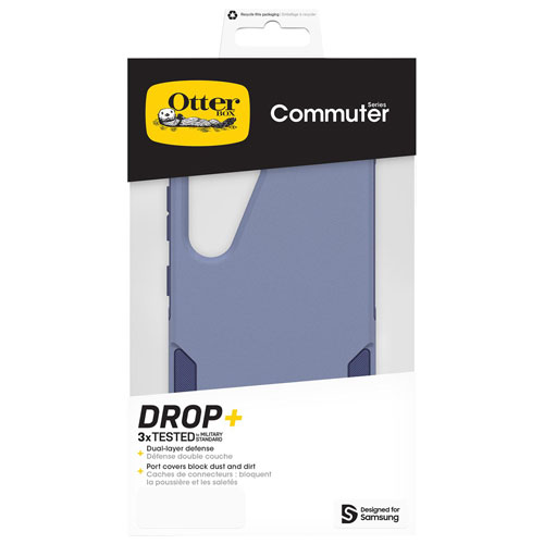 Étui rigide ajusté Commuter d'OtterBox pour Galaxy S25 - Mauve Denver Dusk