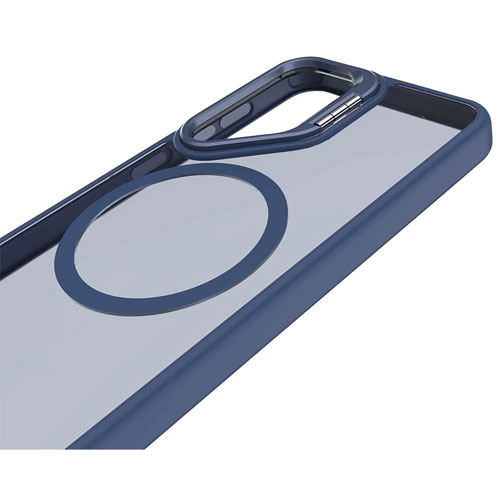 Blu Element Chromatic Cloud Fitted Hard Shell Case with MagSafe & Kickstand for Galaxy S25+ - Navy