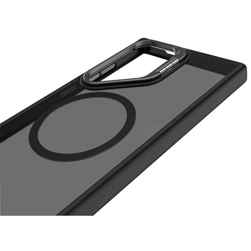 Blu Element Chromatic Cloud Fitted Hard Shell Case with MagSafe & Kickstand for Galaxy S25 Ultra - Black