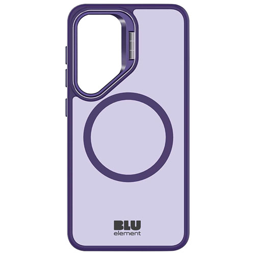Étui ajusté Nuage chromatique de Blu Element avec MagSafe et béquille pour Galaxy S25 - Violet foncé