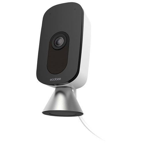 Image 1 de 2.. Caméra de surveillance intelligente supplémentaire d'intérieur avec fil d'ecobee - Noir - Remis à neuf