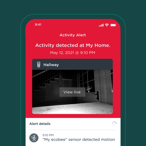 Refurbished ecobee Wired Indoor Add-On Smart Security Camera - Black