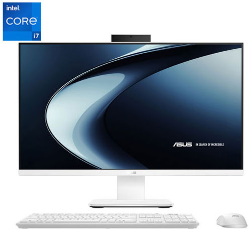 Ordinateur de bureau tout-en-un 27 po V400 d'ASUS - Blanc