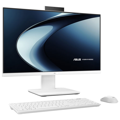Ordinateur tout-en-un 24 po V400 d'ASUS - Blanc