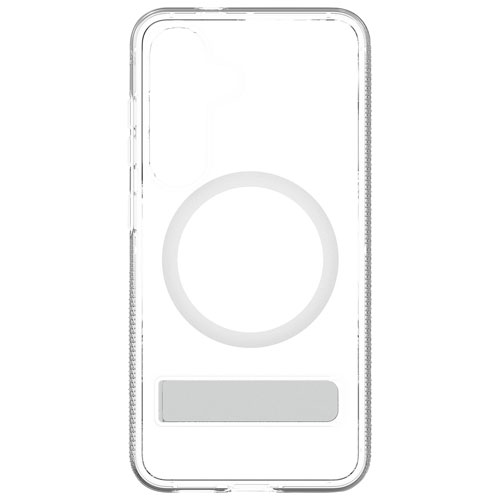 Étui rigide ajusté Crystal Palace Snap de ZAGG avec MagSafe et béquille pour Galaxy S25 - Transparent