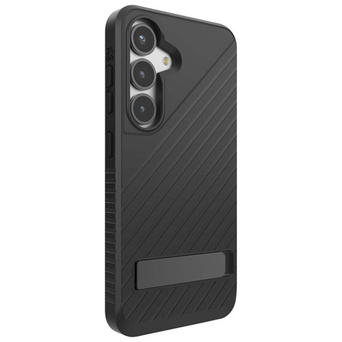 ZAGG Denali Fitted Hard Shell Case with Kickstand for Galaxy S25 - Black