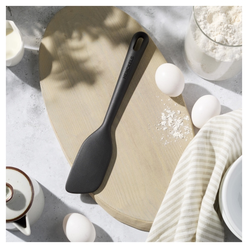 HENCKELS Silicone Onyx 28 cm Silicone Spatula, Black