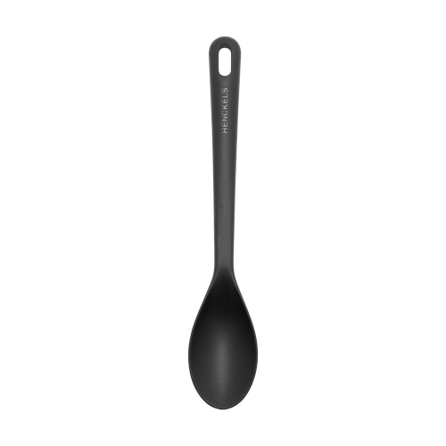 HENCKELS Silicone Onyx 31 cm Silicone Cooking Spoon, Black