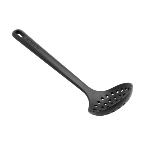 HENCKELS Silicone Onyx 31 cm Silicone Skimming Ladle, Black
