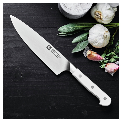 Couteau de chef ZWILLING Pro le blanc 7 po, blanc