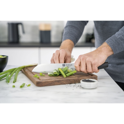ZWILLING Now S 7 po Santoku, noir