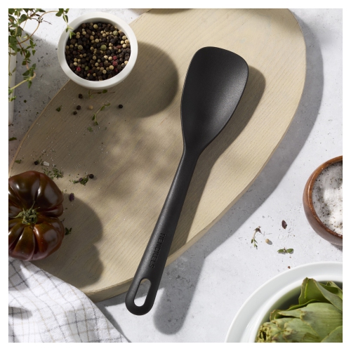 HENCKELS Silicone Onyx Serving Spoon, 28 cm, Silicone