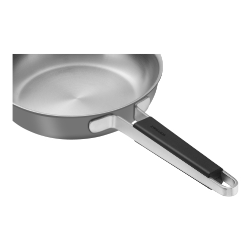 ZWILLING Pure Frying Pan, 28 cm / 11 inch, 18/10 Stainless Steel, Grey