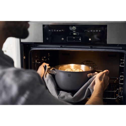 ZWILLING Pure Cookware Set, 6 Piece 18/10 Stainless Steel, Grey