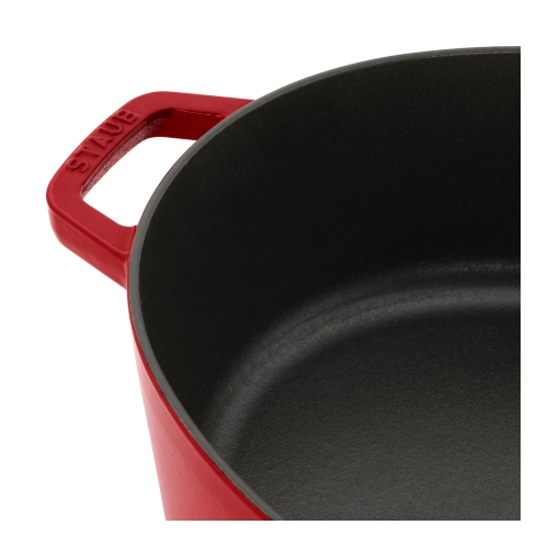 Staub – Faitout ovale large en fonte La Cocotte 6 L, cerise