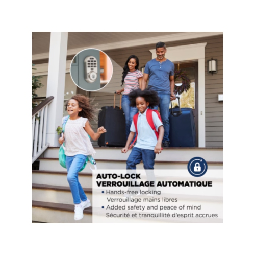 Weiser Halo Touchpad Wi-Fi Smart Lock Keyless Entry Deadbolt - Satin Nickel