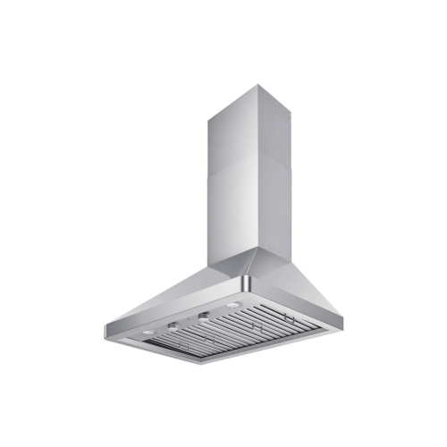 Victory 36 Inch Wall Mounted Stainless Steel Range Hood with 450 CFM- Elegant-30