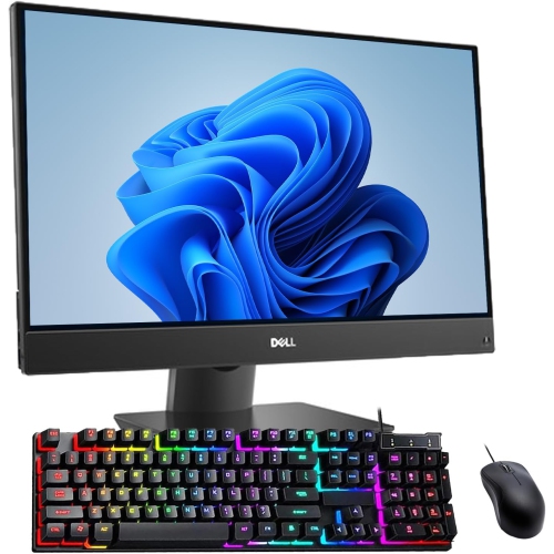 Refurbished Dell OptiPlex 7470, 23.8" FHD, AIO, Nvidia GeForce GTX 1050 TI,i7-9700, 16GB, 512GB, 2 Years Warranty, 100296-21407