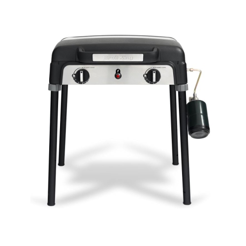 BROIL KING  Porta-Chef Stove Portable Propane Gas Camp Stove Bbq Grill In Black- 920254