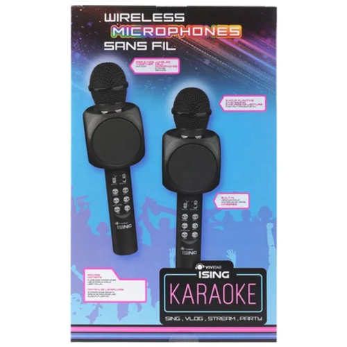 Refurbished Vivitar Ising Karaoke MIC 2 Pack ISK102