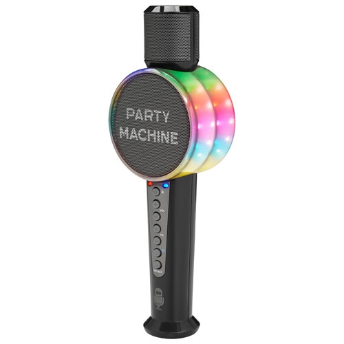 Refurbished Singing Machine Bluetooth Microphone with Built-In Speaker SMM548CA