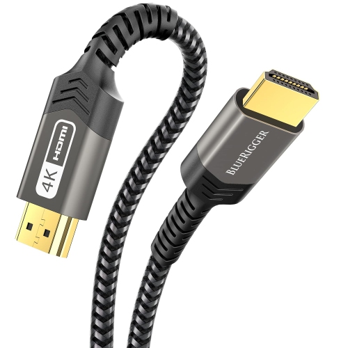 BlueRigger 4K Nylon Braided HDMI Cable