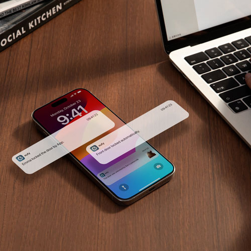 Serrure intelligente vidéo FamiLock S3 Max d'eufy avec déverrouillage d'un mouvement de la main - Partenaire de détail exclusif