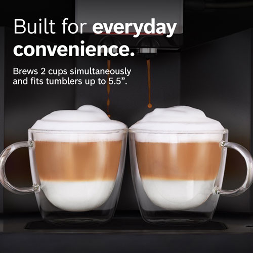 Bosch VeroCafe 500 Series Automatic Espresso Machine with Milk Frother - Black
