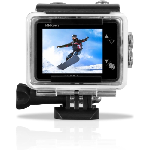 Minolta MNX5K1 5K Ultra HD, 24 MP Action Camera Kit, Waterproof Case- Bundle Kit