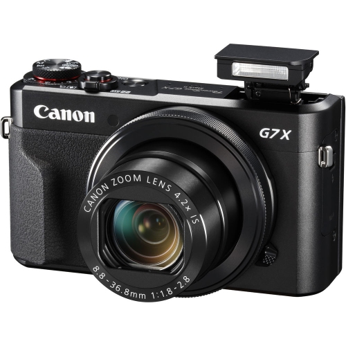 Canon PowerShot G7 X Mark II Digital Camera with SanDisk 32gb SD card + Camera Case + 12" Tripod + MORE