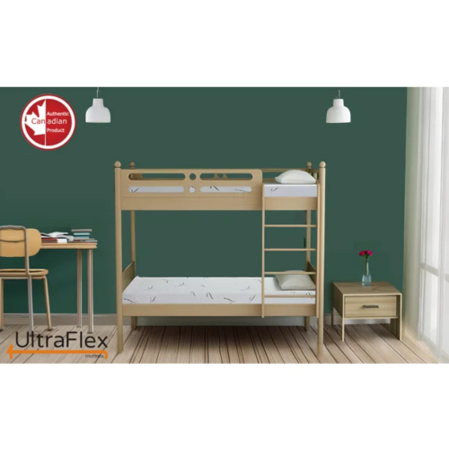 UltraFlex RestEasy Gel-Infused Foam Mattress, Ideal for Bunk Beds, Trundle Beds, Caravans, RV, Bamboo Feel, CertiPUR-US® Certified, Medium Firm,(Made