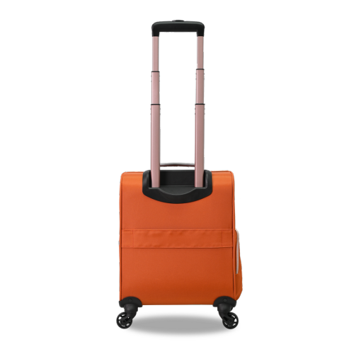 TUCCI ITALY ABITO 16 INCH CARRY-ON LUGGAGE-ORANGE