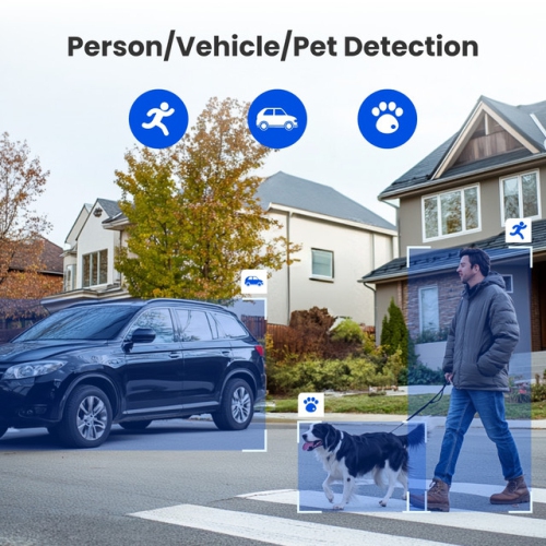 Open Box-Reolink Duo 2V PoE - 4K 8MP UHD IK10 Dual-Lens PoE Camera with 180° Panorama View, Spotlight Night Vision