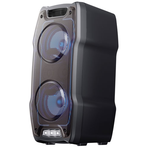 Image 1 de 5.. Boîte ouverte - Haut-parleur de fête portatif Bluetooth PS-929 de Sharp avec microphone
