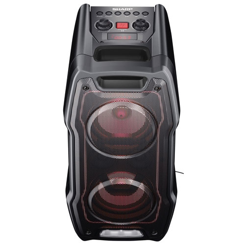 Open Box - Sharp PS-929 Portable Bluetooth Party Speaker with Microphone