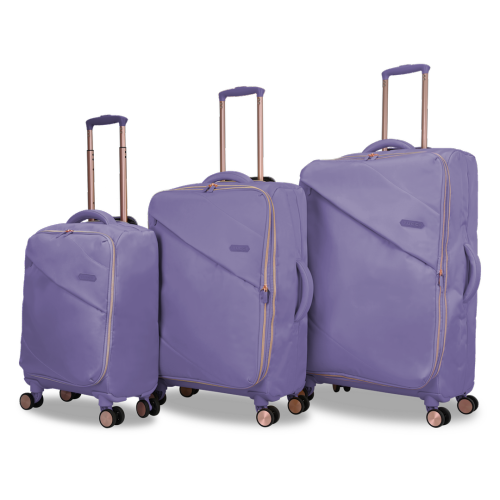 Ensemble de 3 valises de voyage Traverso Italy de TUCCI (lilas)