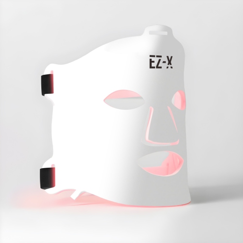 EZ-X Pro LED Mask - 4 color LED Light Therapy Face Mask for Anti Aging, Skin Tone & Acne- Infrared, Blue, Yellow & Red Light Therapy for Face- 240