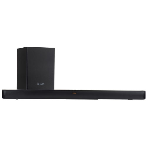 Open Box -Sharp HT-SBW192 50-Watt 2.1 Channel Sound Bar with Wireless Subwoofer